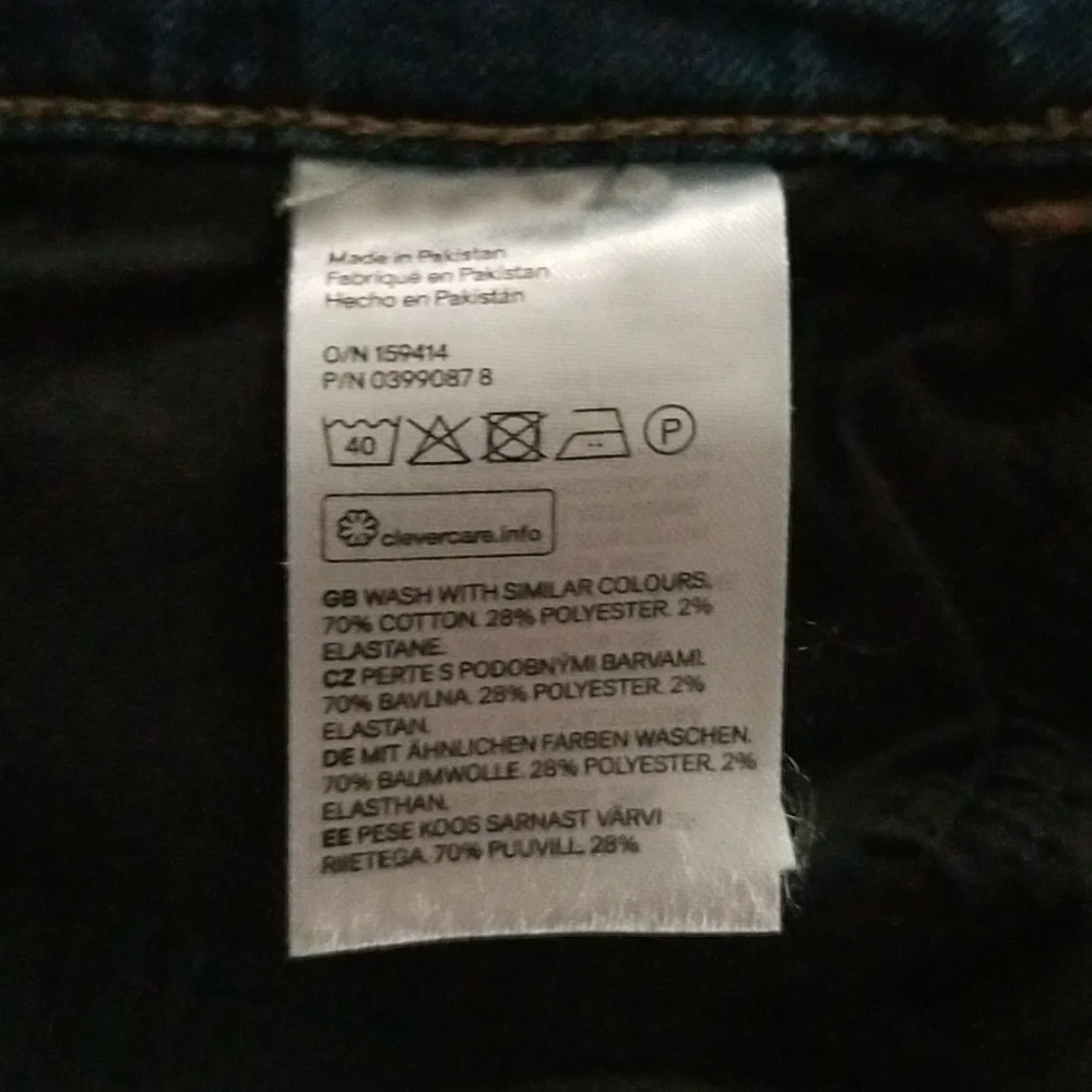 & Denim Super Skinny Low Waist Jeans